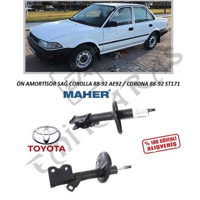 ÖN AMORTİSÖR SAĞ COROLLA 88-92 AE92  CORONA 88-92 ST171