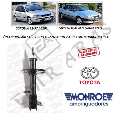 ÖN AMORTİSÖR SAĞ COROLLA 92-97 AE101  AE111 98-