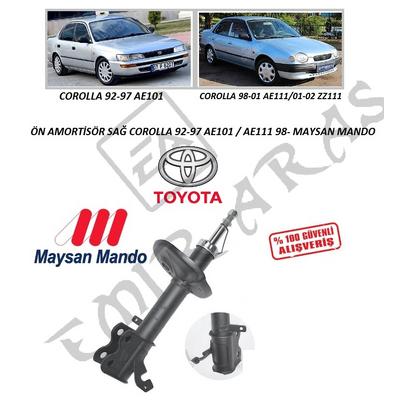 ÖN AMORTİSÖR SAĞ COROLLA 92-97 AE101  AE111 98-