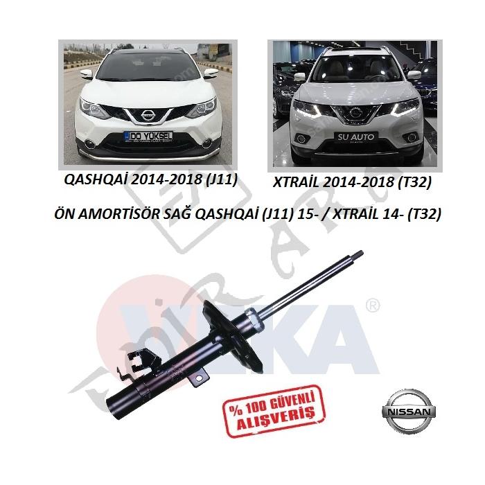 ÖN AMORTİSÖR SAĞ QASHQAİ (J11) 15-  XTRAİL 14- (T32)