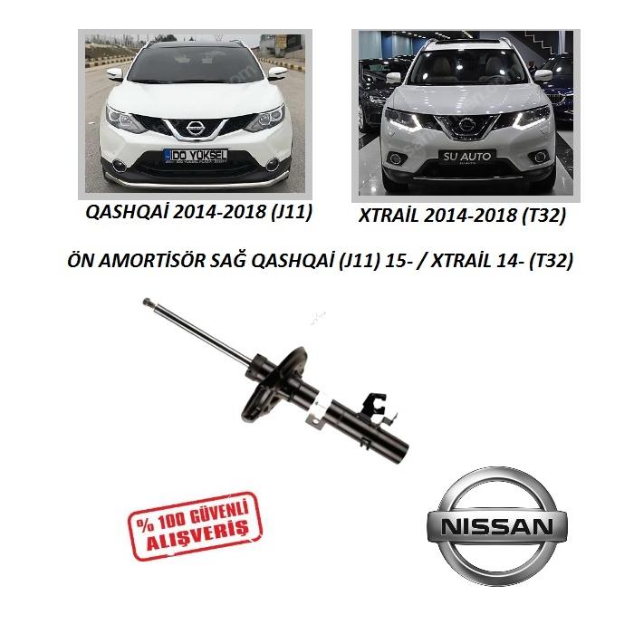 ÖN AMORTİSÖR SAĞ QASHQAİ (J11) 15-  XTRAİL 14- (T32)