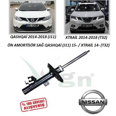 ÖN AMORTİSÖR SAĞ QASHQAİ (J11) 15-  XTRAİL 14- (T32)