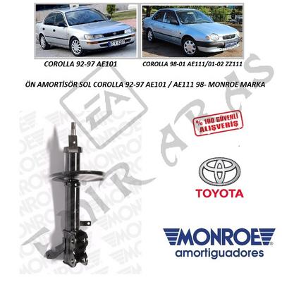 ÖN AMORTİSÖR SOL COROLLA 92-97 AE101  AE111 98-