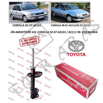 ÖN AMORTİSÖR SOL COROLLA 92-97 AE101  AE111 98-