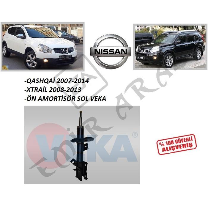 ÖN AMORTİSÖR SOL QASHQAİ 07-14  XTRAİL 07-14 (J10)