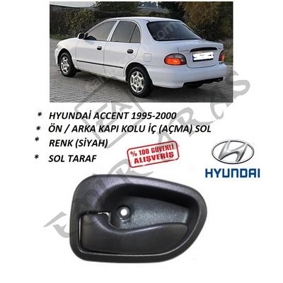 ÖN  ARKA KAPI KOLU İÇ SOL ACCENT 95-00 (SİYAH)