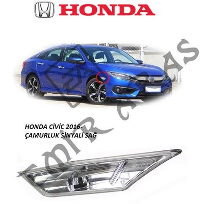 ÖN ÇAMURLUK SİNYALİ SAĞ CİVİC 16- (FC5) (BEYAZ)