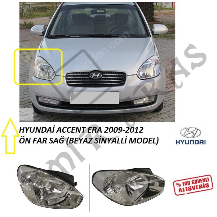 ÖN FAR SAĞ ACCENT ERA 09 ELEK. BEYAZ