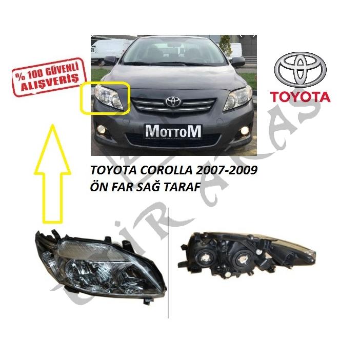 ÖN FAR SAĞ COROLLA 07-09
