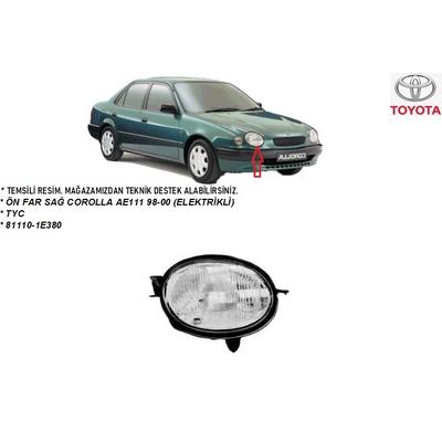 ÖN FAR SAĞ COROLLA AE111 98-00 (ELEKTRİKLİ)