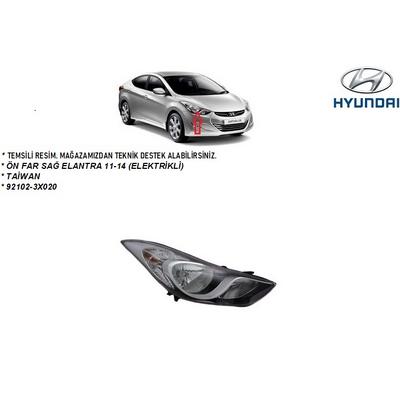 ÖN FAR SAĞ ELANTRA 11-13 (ELEKTRİKLİ)