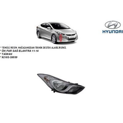 ÖN FAR SAĞ ELANTRA 11-13 (ELEKTRİKLİ)