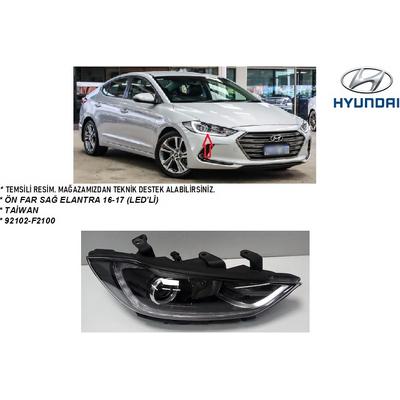 ÖN FAR SAĞ ELANTRA 16-17 (LED'Lİ)