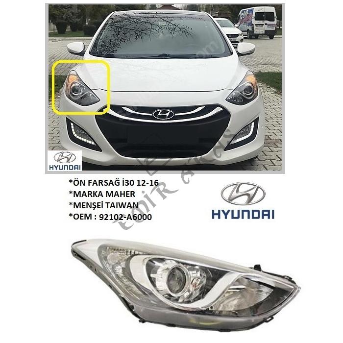 ÖN FAR SAĞ İ30 12-16