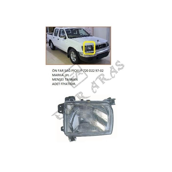 ÖN FAR SAĞ PİCKUP 720 D22 97-02