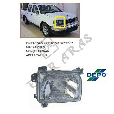 ÖN FAR SAĞ PİCKUP 720 D22 97-02