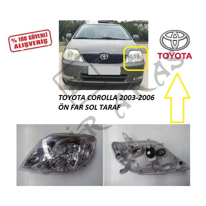 ÖN FAR SOL COROLLA 03-06 SEDAN