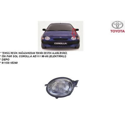 ÖN FAR SOL COROLLA AE111 98-00 (ELEKTRİKLİ)