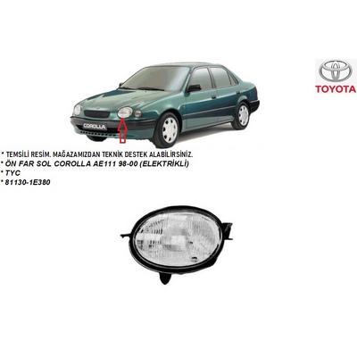 ÖN FAR SOL COROLLA AE111 98-00 (ELEKTRİKLİ)