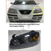 ÖN FAR SOL ELANTRA 04-07 (ELEKTRİKLİ SİYAH)