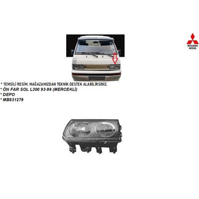 ÖN FAR SOL L300 93-99 (MERCEKLİ)