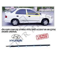 ÖN KAPI CAM DIŞ SIYIRICI FİTİLİ SAĞ ACCENT 95-99 (ÇITA)