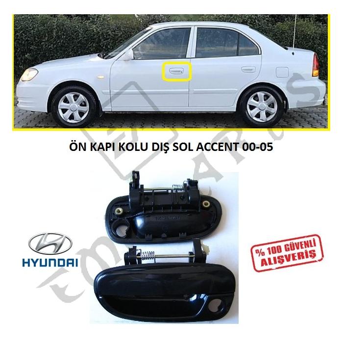 ÖN KAPI KOLU DIŞ SOL ACCENT 00-05