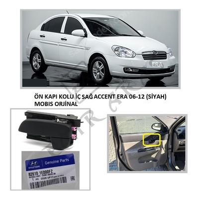 ÖN KAPI KOLU İÇ SAĞ ACCENT ERA 06-12 (SİYAH)