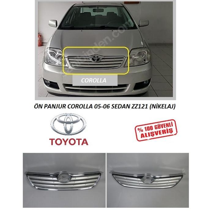 ÖN PANJUR COROLLA 05-06 SEDAN ZZ121 (NİKELAJ)