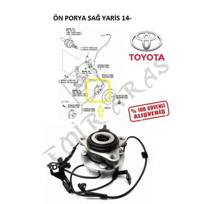 ÖN PORYA SAĞ YARİS 14-