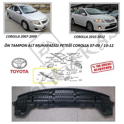 ÖN TAMPON ALT MUHAFAZASI PETEĞİ COROLLA 07-09  10-12