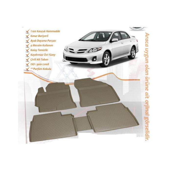 PASPAS COROLLA 07-09  10-13  AURİS 07-09  10-13 3D (BEJ)