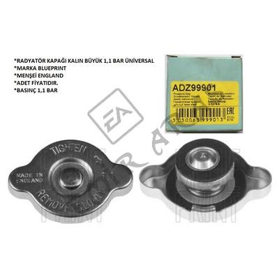 RADYATÖR KAPAĞI KALIN BÜYÜK 1,1 BAR ÜNİVERSAL (ENGLAND)