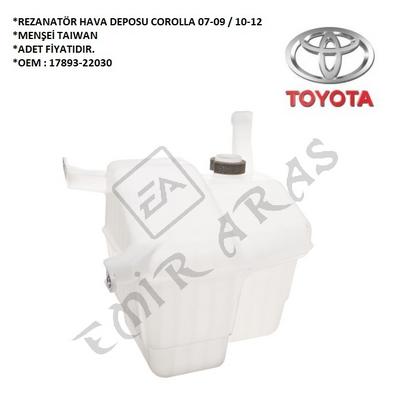 REZANATÖR HAVA DEPOSU COROLLA 07-09  10-12