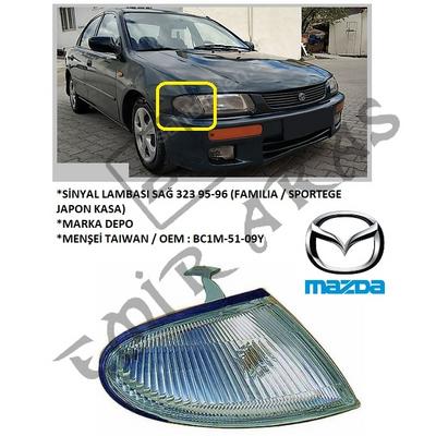 SİNYAL LAMBASI SAĞ 323 95-96 (FAMILIA  SPORTEGE JAPON KASA)
