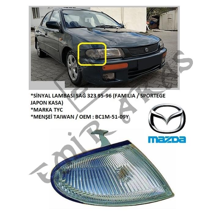 SİNYAL LAMBASI SAĞ 323 95-96 (FAMILIA  SPORTEGE JAPON KASA)