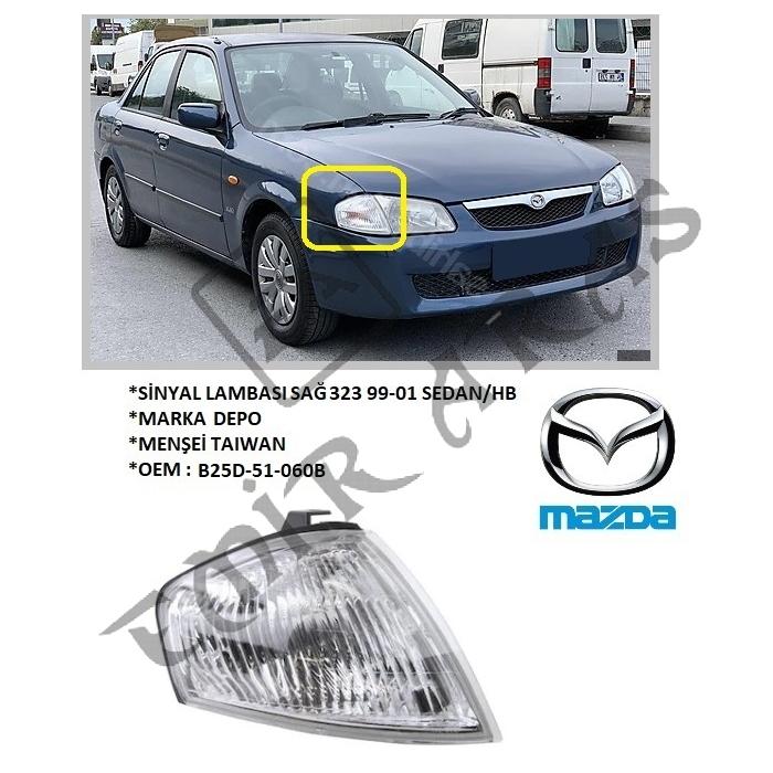 SİNYAL LAMBASI SAĞ 323 99-01 SEDAN HB