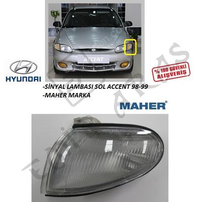 SİNYAL LAMBASI SOL ACCENT 98-99
