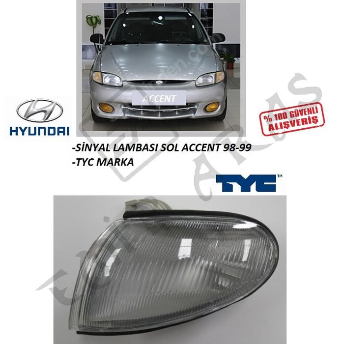 SİNYAL LAMBASI SOL ACCENT 98-99