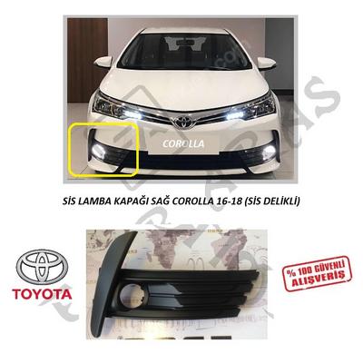 SİS LAMBA KAPAĞI SAĞ COROLLA 16-18 (SİS DELİKLİ)