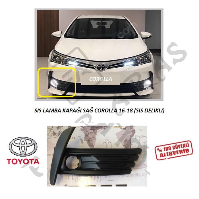 SİS LAMBA KAPAĞI SAĞ COROLLA 16-18 (SİS DELİKLİ)