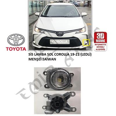 SİS LAMBA SOL COROLLA 19-21 CHR 20-23 HİLUX 21-23 (LEDLİ)