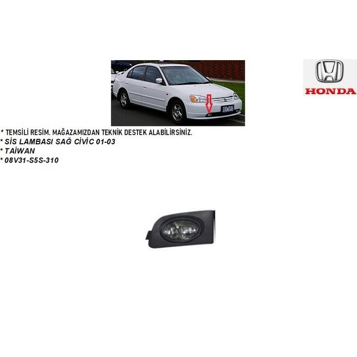 SİS LAMBASI SAĞ CİVİC 01-03