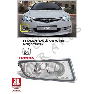 SİS LAMBASI SAĞ CİVİC 06-09 (FD6)
