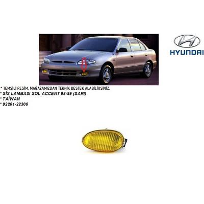 SİS LAMBASI SOL ACCENT 98-99 (SARI)