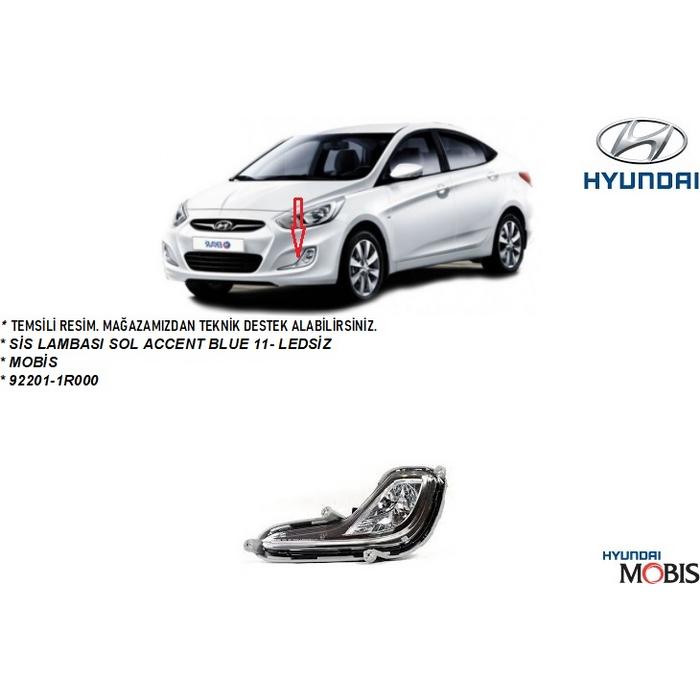 SİS LAMBASI SOL ACCENT BLUE 11- LEDSİZ