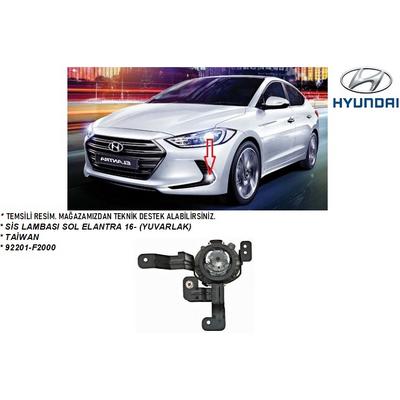 SİS LAMBASI SOL ELANTRA 16- (YUVARLAK)