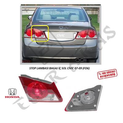 STOP LAMBASI BAGAJ İÇ SOL CİVİC 07-09 (FD6)