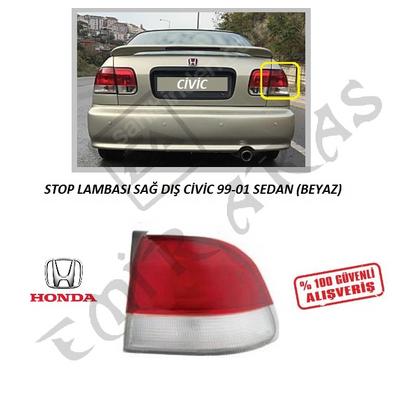 STOP LAMBASI DIŞ SAĞ CİVİC 99-01 SEDAN (BEYAZ)