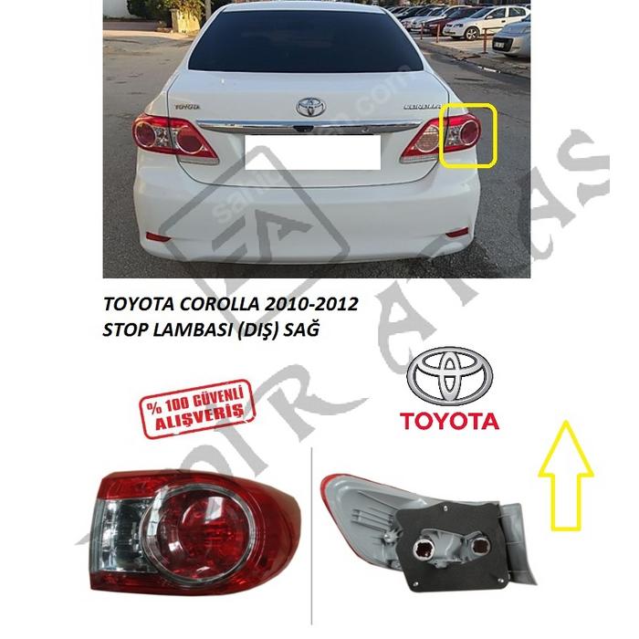 STOP LAMBASI DIŞ SAĞ COROLLA 10-12 SDN (81551-12A30)